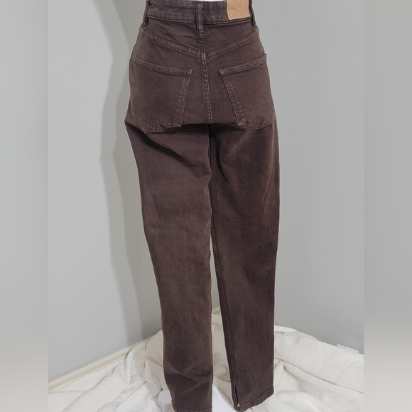 🤩Host Pick❤️ZARA 90s Split Hem Jeans Women's Size 2 - Picture 4 of 11